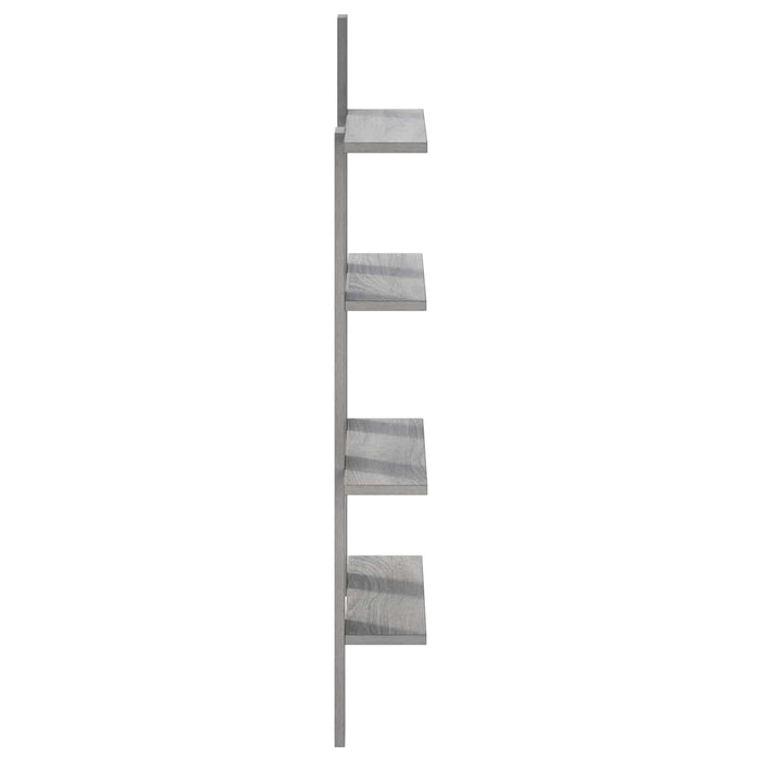 Raft de perete Sonoma gri 61 x 13,5 x 105 cm Lemn prelucrat WALTI