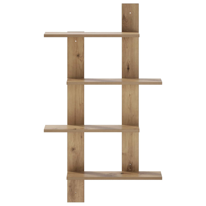Raft de perete Stejar Artizanal 61 x 13,5 x 105 cm WALTI