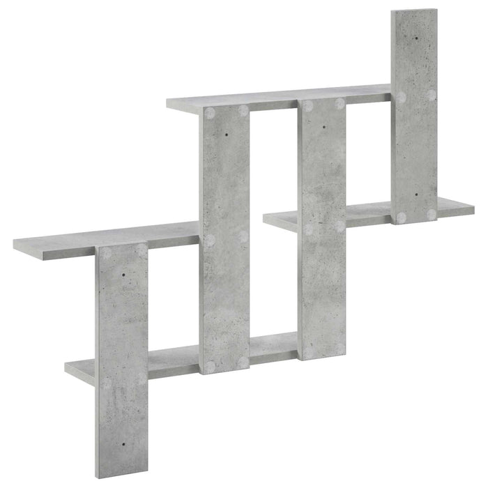 Raft de perete Gri Beton 85 x 13,5 x 73,5 cm Lemn prelucrat WALTI