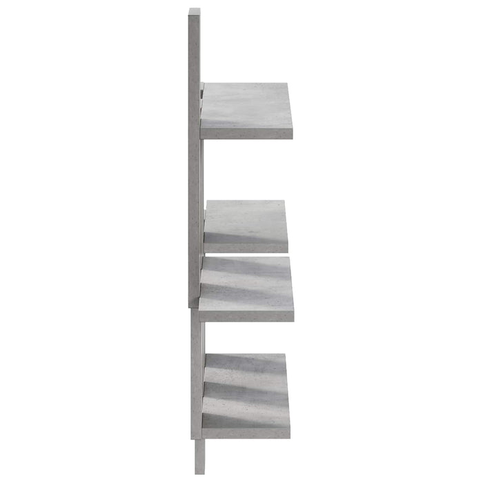 Raft de perete Gri Beton 85 x 13,5 x 73,5 cm Lemn prelucrat WALTI