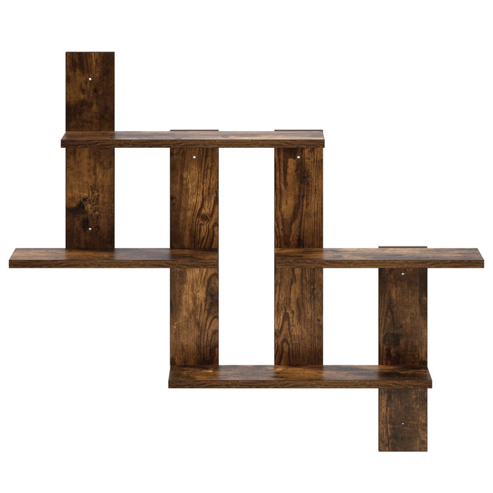 Raft de perete Stejar fumuriu 85 x 13,5 x 73,5 cm WALTI