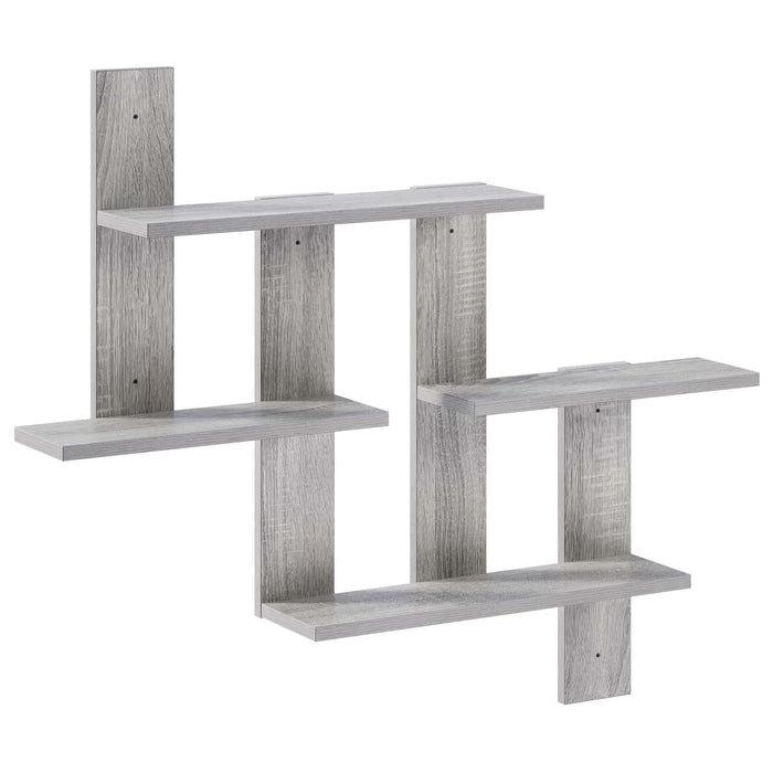 Raft de perete Sonoma gri 85 x 13,5 x 73,5 cm Lemn prelucrat WALTI
