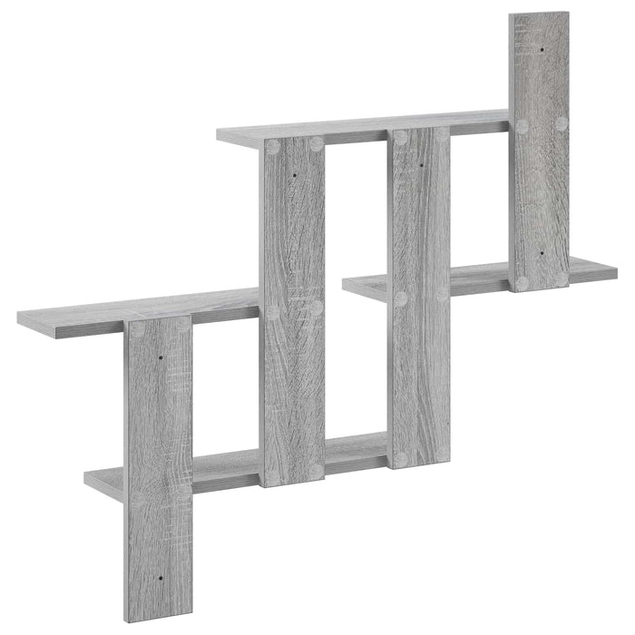 Raft de perete Sonoma gri 85 x 13,5 x 73,5 cm Lemn prelucrat WALTI