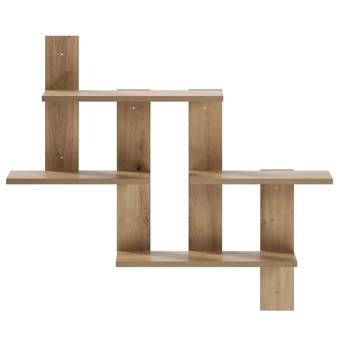 Raft de perete Stejar Artizanal 85 x 13,5 x 73,5 cm WALTI