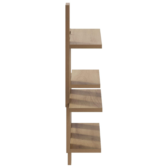 Raft de perete Stejar Artizanal 85 x 13,5 x 73,5 cm WALTI