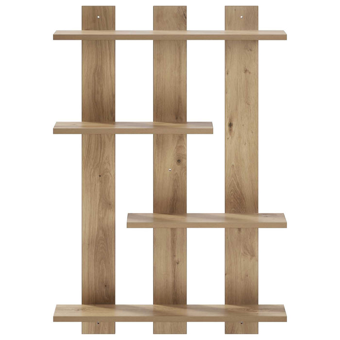 Raft de perete Stejar Artizanal 61 x 13,5 x 88 cm WALTI