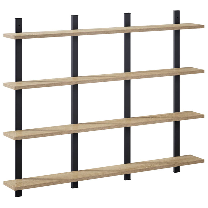 Raft de perete Stejar Sonoma 102 x 13.5 x 80 cm Lemn prelucrat WALTI