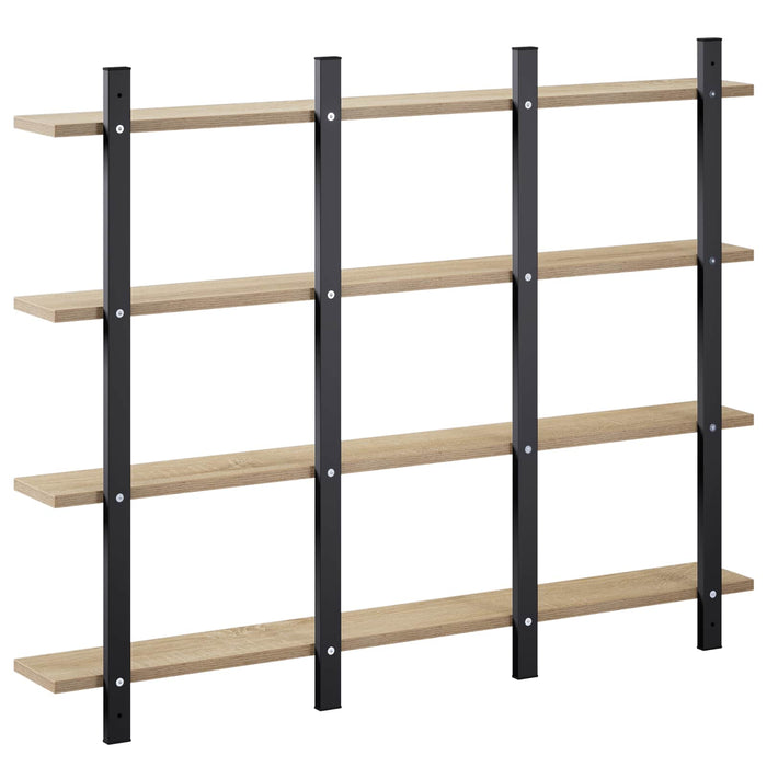 Raft de perete Stejar Sonoma 102 x 13.5 x 80 cm Lemn prelucrat WALTI