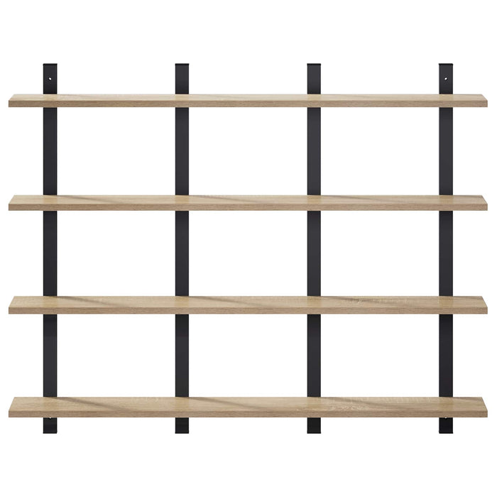 Raft de perete Stejar Sonoma 102 x 13.5 x 80 cm Lemn prelucrat WALTI