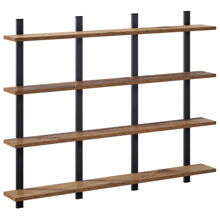 Raft de perete Lemn vechi 102 x 13.5 x 80 cm Lemn prelucrat WALTI