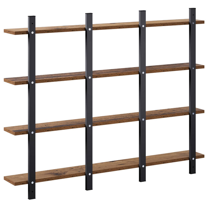 Raft de perete Lemn vechi 102 x 13.5 x 80 cm Lemn prelucrat WALTI
