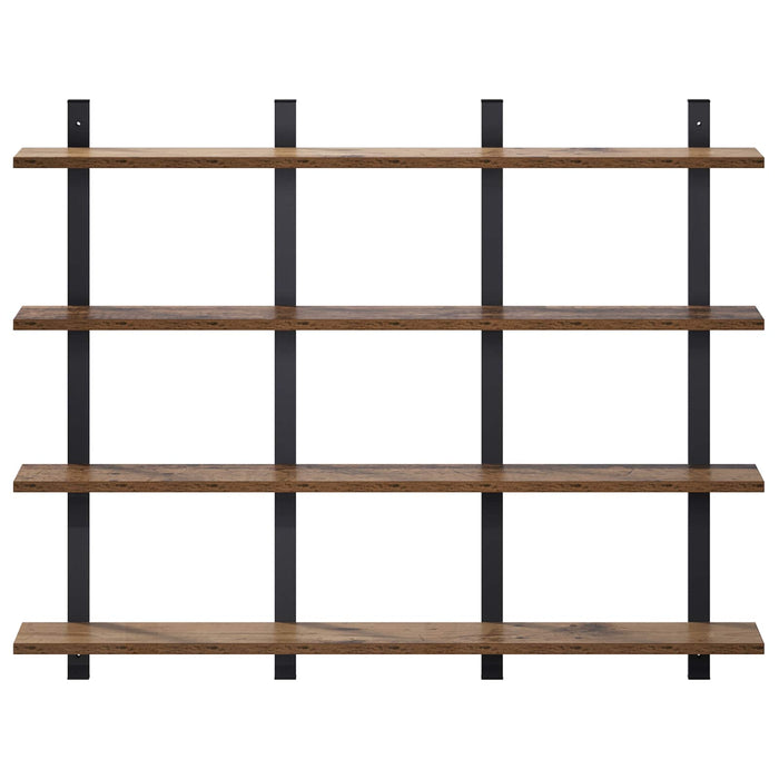 Raft de perete Lemn vechi 102 x 13.5 x 80 cm Lemn prelucrat WALTI