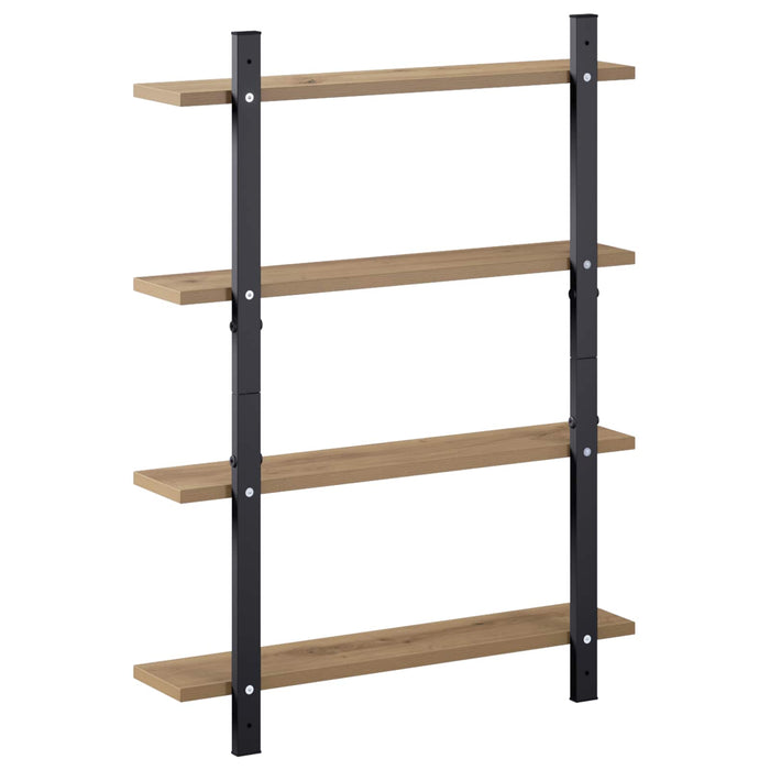 Raft de perete Stejar Artizanal 60.5 x 13.5 x 80.5 cm WALTI