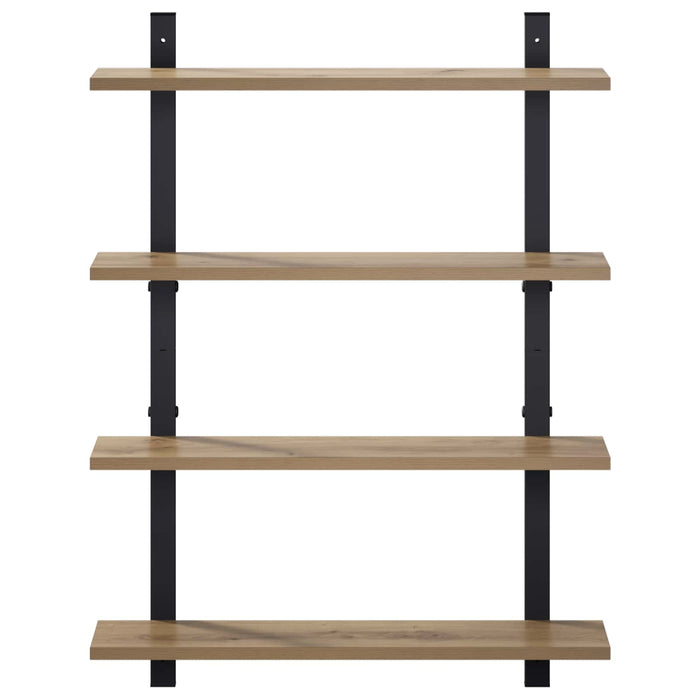 Raft de perete Stejar Artizanal 60.5 x 13.5 x 80.5 cm WALTI