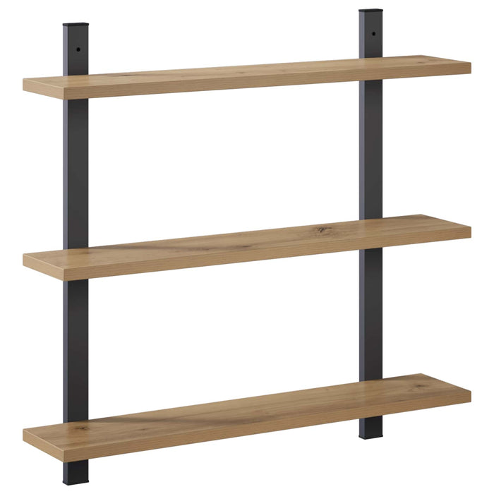 Raft de perete Stejar Artizanal 60.5 x 13.5 x 58.5 cm - WALTI WALTI
