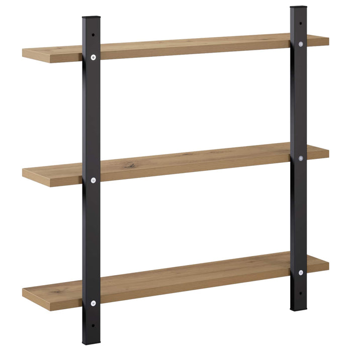 Raft de perete Stejar Artizanal 60.5 x 13.5 x 58.5 cm - WALTI WALTI