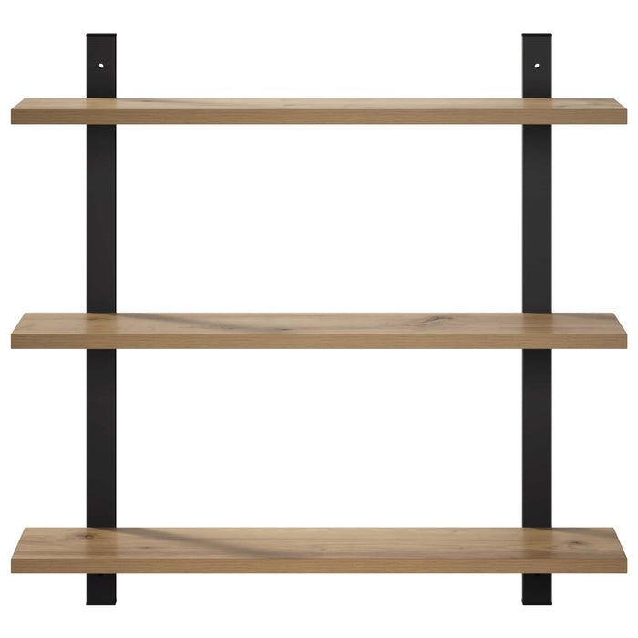 Raft de perete Stejar Artizanal 60.5 x 13.5 x 58.5 cm - WALTI WALTI