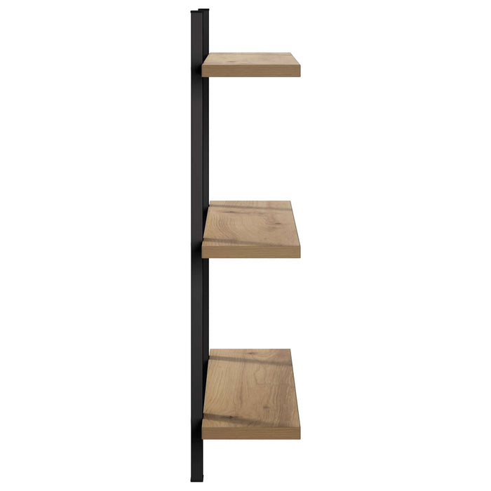 Raft de perete Stejar Artizanal 60.5 x 13.5 x 58.5 cm - WALTI WALTI