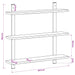 Raft de perete Stejar Artizanal 60.5 x 13.5 x 58.5 cm - WALTI WALTI