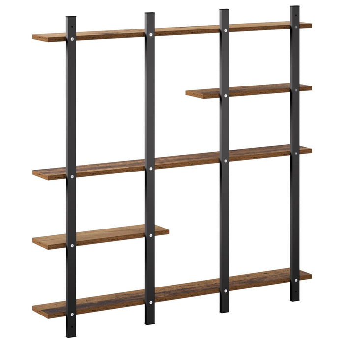 Raft de perete Lemn vechi 102 x 13,5 x 102,5 cm Lemn prelucrat - WALTI WALTI