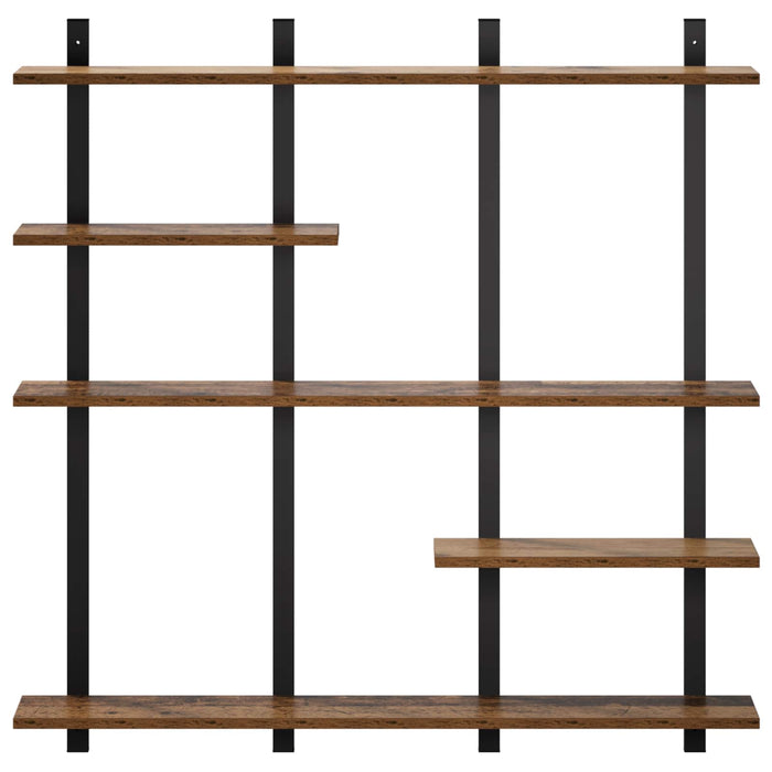 Raft de perete Lemn vechi 102 x 13,5 x 102,5 cm Lemn prelucrat - WALTI WALTI
