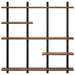 Raft de perete Lemn vechi 102 x 13,5 x 102,5 cm Lemn prelucrat - WALTI WALTI