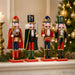 Crăciun Nutcracker TURKU 4 buc. Roșu și Negru 38 cm - WALTI WALTI