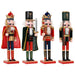 Crăciun Nutcracker TURKU 4 buc. Roșu și Negru 38 cm - WALTI WALTI