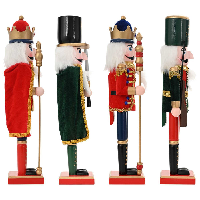 Crăciun Nutcracker TURKU 4 buc. Roșu și Negru 38 cm - WALTI WALTI