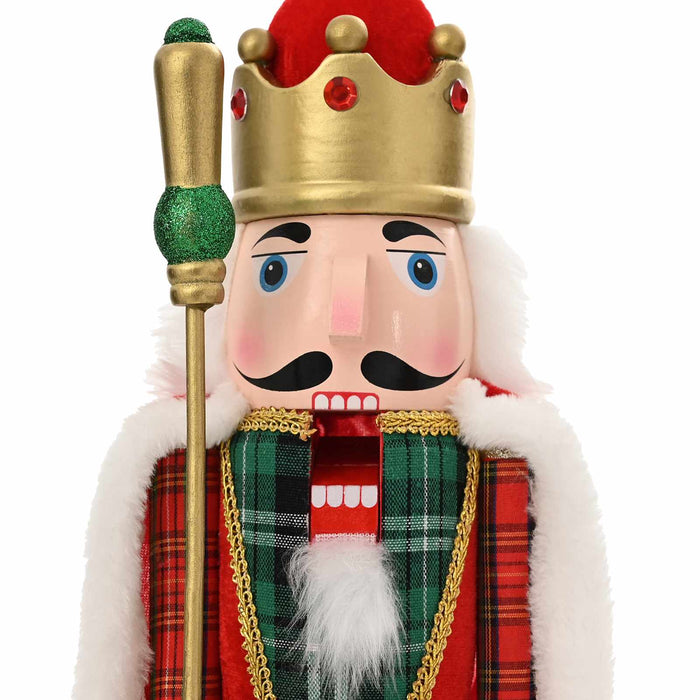 Crăciun Nutcracker TURKU Roșu și Negru 50 cm WALTI