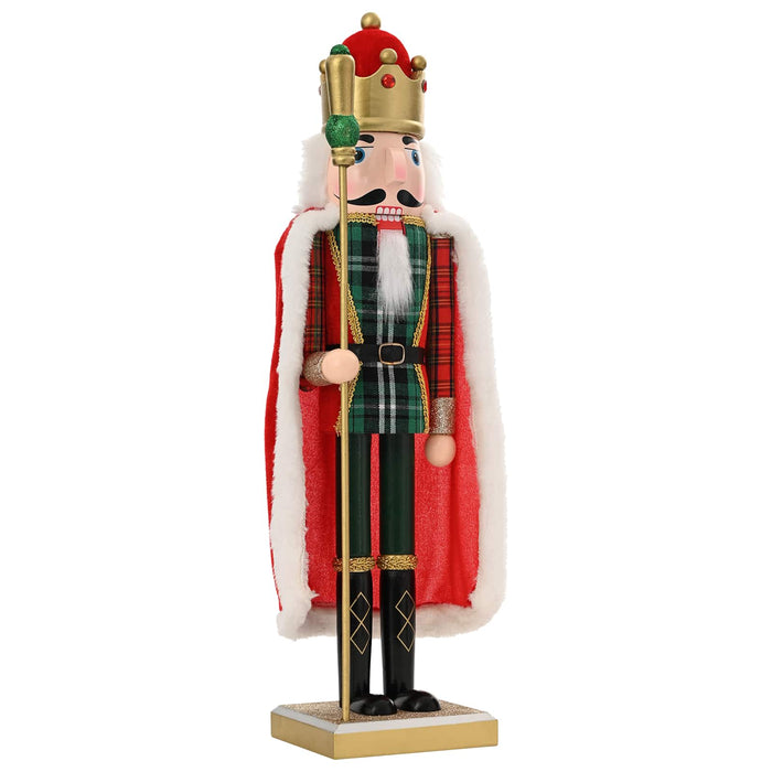 Crăciun Nutcracker TURKU Roșu și Negru 50 cm WALTI