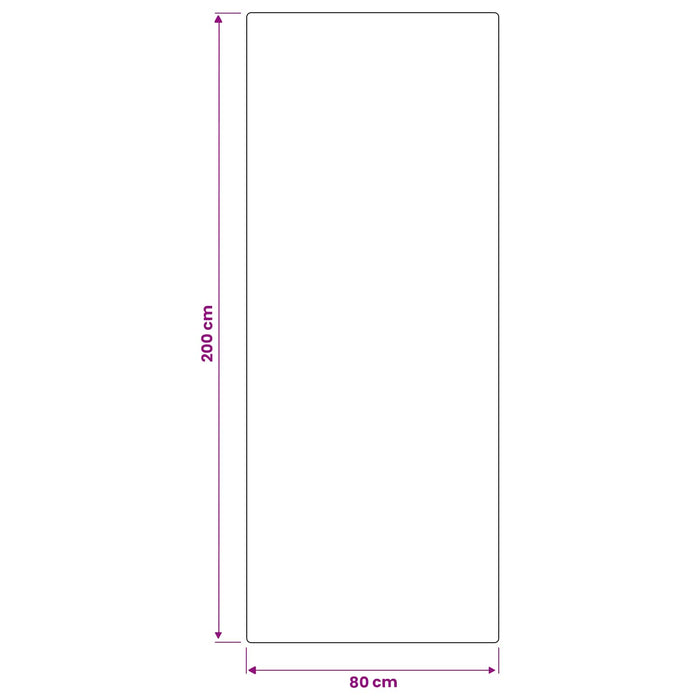 Covor IZA Bej 80 x 200 cm 100% Polyester Fir scurt WALTI