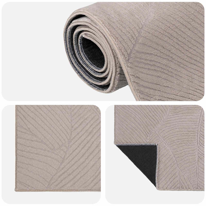 Covor IZA Bej 120 x 170 cm 100% Polyester Fir scurt WALTI