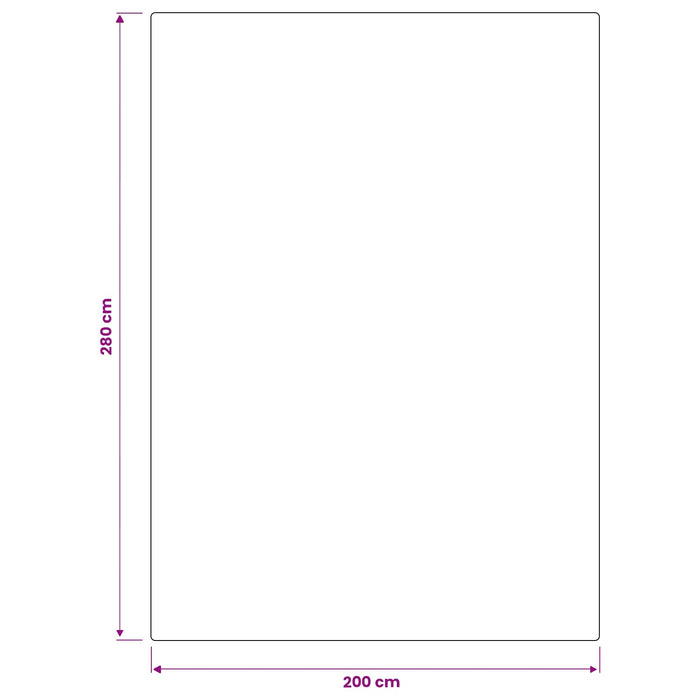 Covor IZA Bej 200 x 280 cm 100% Polyester Fir scurt WALTI