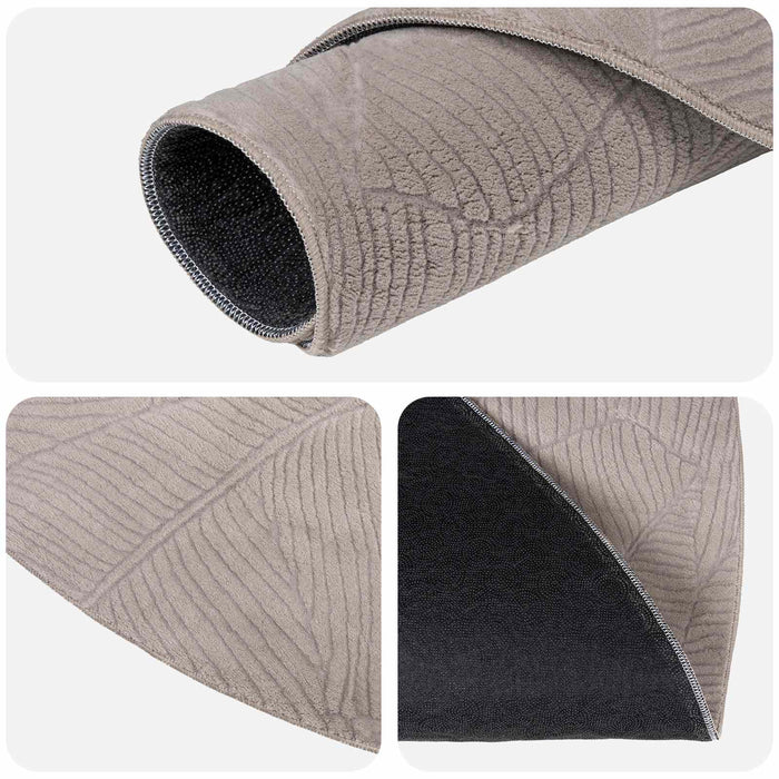 Covor IZA Bej Ø 160 cm 100% Polyester Fir scurt WALTI