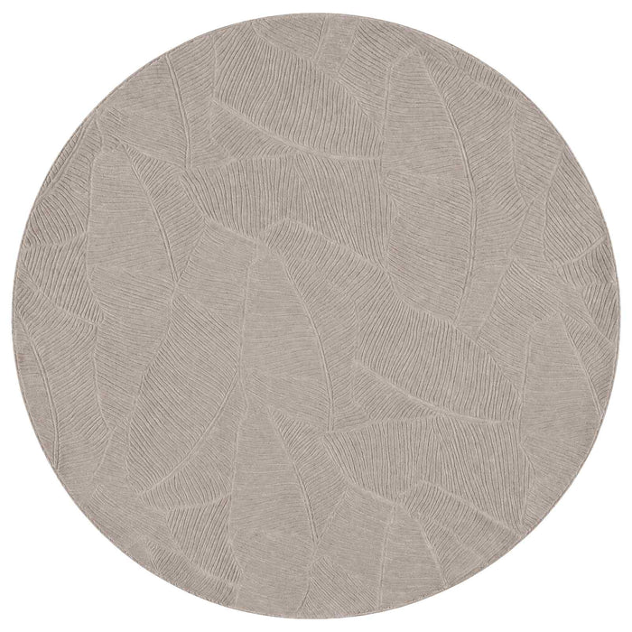 Covor IZA Bej Ø 160 cm 100% Polyester Fir scurt WALTI