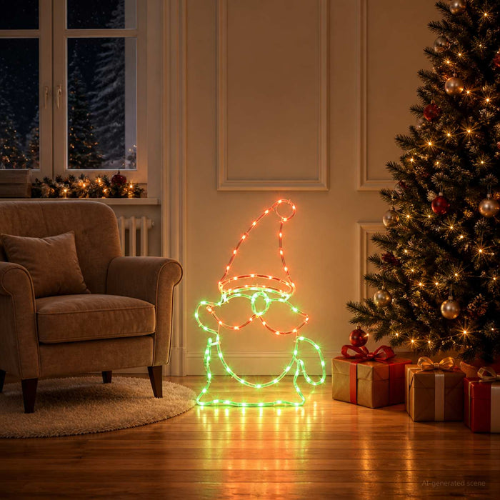 Gnom LED LOVIISA 80 LED-uri Multicolor și 38 x 60 cm - WALTI WALTI