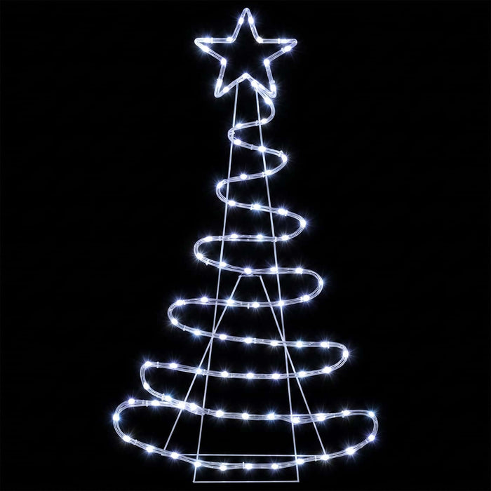 Brad de Crăciun LED tip figură luminoasă LOVIISA 100 LED-uri WALTI