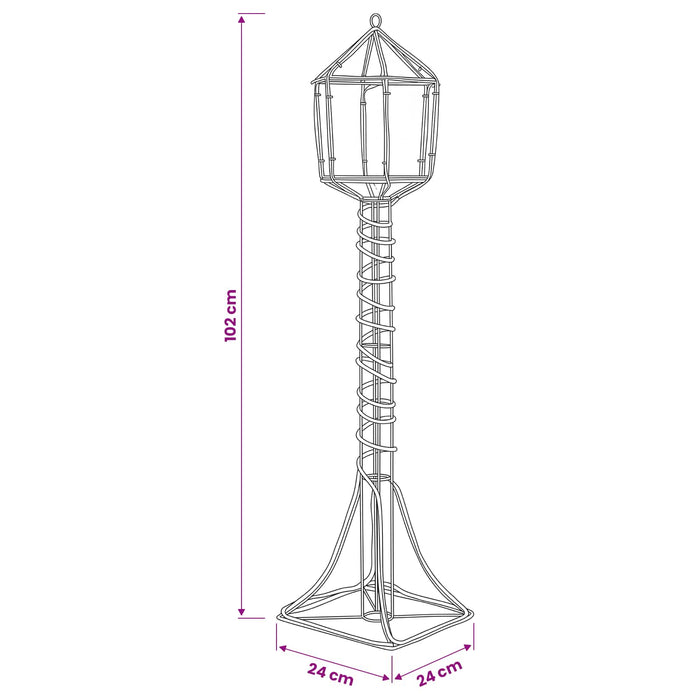 Felinar de stradă LED decorativ LOVIISA 160 LED-uri Alb cald - WALTI WALTI