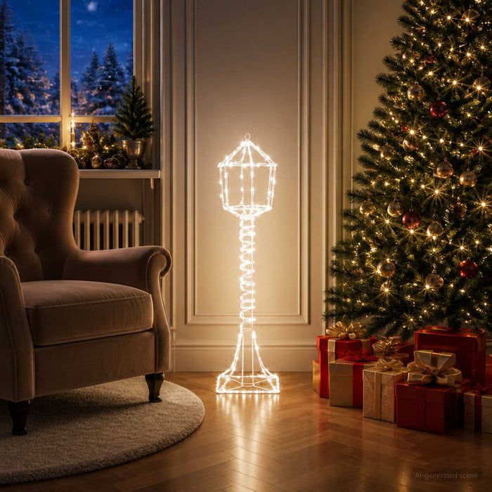 Felinar de stradă LED decorativ LOVIISA 160 LED-uri Alb rece WALTI
