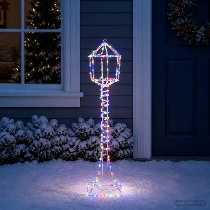 Felinar de stradă LED decorativ LOVIISA 160 LED-uri Multicolor - WALTI WALTI