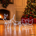 Decorațiune de Crăciun cu reni și sanie LOVIISA 240 LED-uri - WALTI WALTI