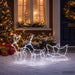 Decorațiune de Crăciun cu reni și sanie LOVIISA 240 LED-uri - WALTI WALTI