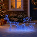 Decorațiune de Crăciun cu ren și sanie LOVIISA 320 LED-uri - WALTI WALTI
