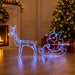 Decorațiune de Crăciun cu ren și sanie LOVIISA 320 LED-uri - WALTI WALTI