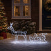 Decorațiune de Crăciun cu reni și sanie LOVIISA 240 LED-uri - WALTI WALTI