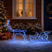 Decorațiune de Crăciun cu reni și sanie LOVIISA 240 LED-uri - WALTI WALTI