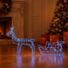 Decorațiune de Crăciun cu reni și sanie LOVIISA 240 LED-uri - WALTI WALTI