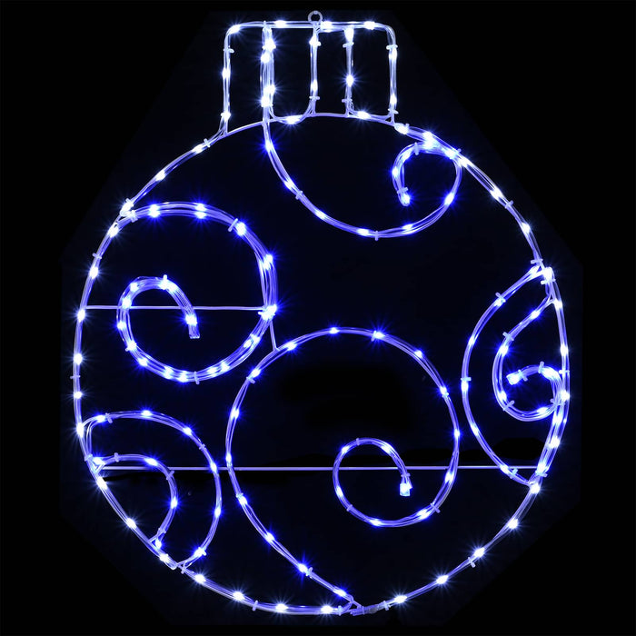 Glob de Crăciun LED LOVIISA 160 LED-uri Albastru 55 x 65 cm - WALTI WALTI