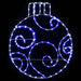 Glob de Crăciun LED LOVIISA 160 LED-uri Albastru 55 x 65 cm - WALTI WALTI
